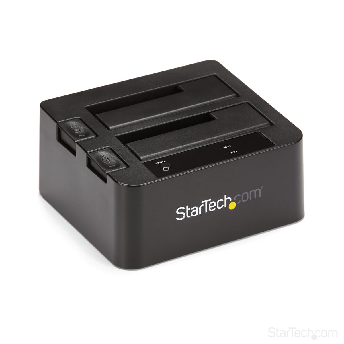 Image of StarTech USB 3.1 10Gbps Dual-Bay Dock for 2.5/3.5&quot; SATA SSD and HDD Drives