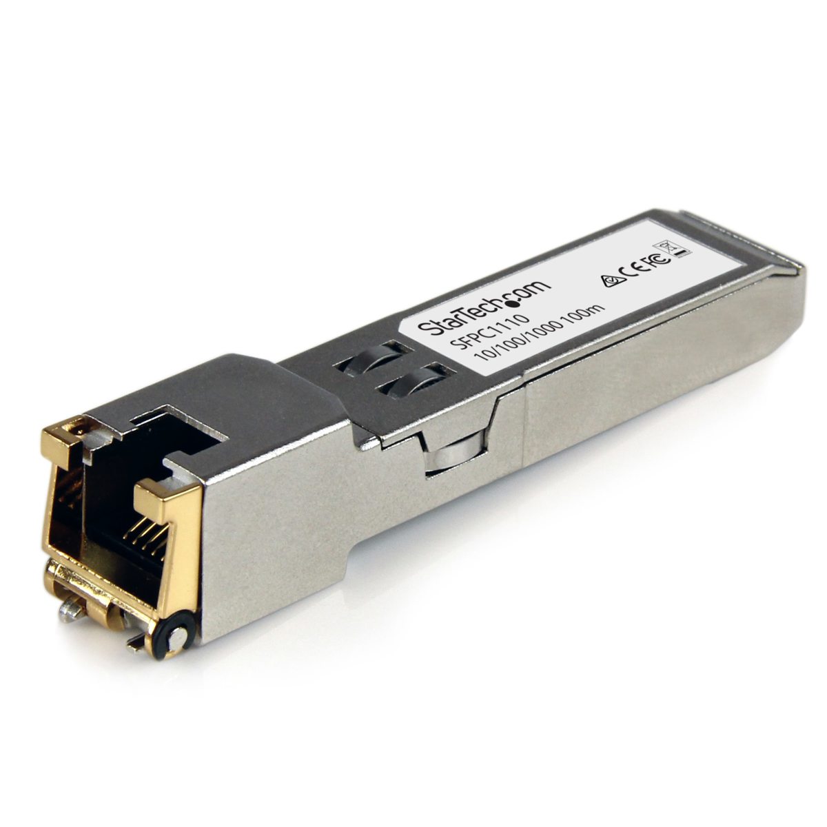 Photos - Switch Startech.com StarTech 10/100/1000 Mbps Gigabit RJ45 Copper SFP Transceiver Module SFPC1 