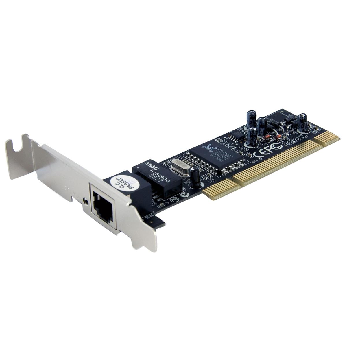 Image of StarTech Low Profile PCI 10/100 Mbps Ethernet Network Adapter Card