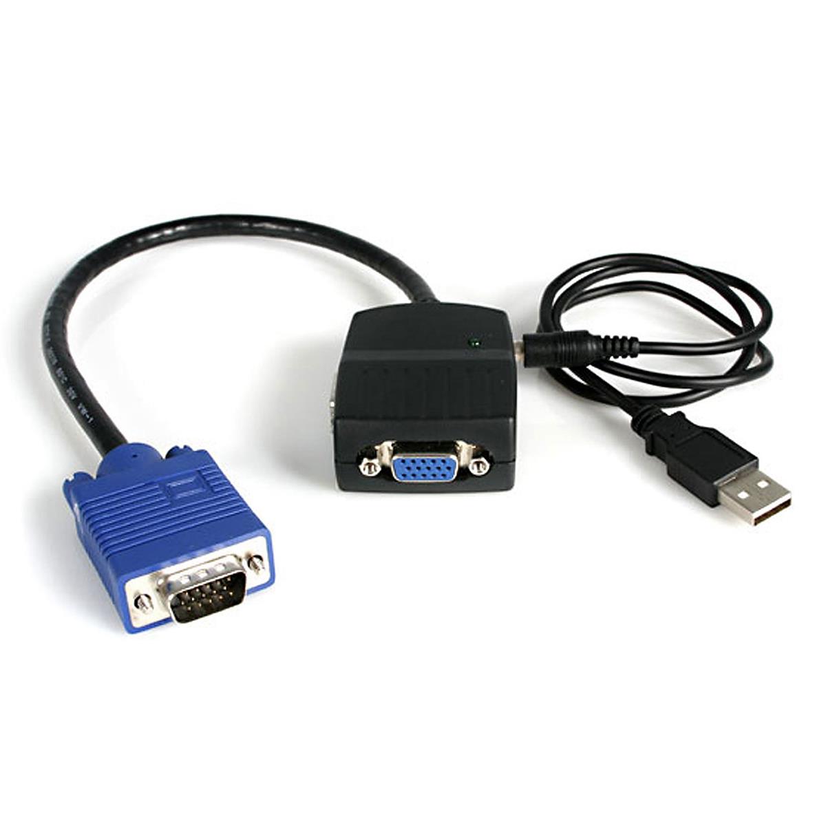 Image of StarTech 2 Port VGA USB Powered Video Splitter