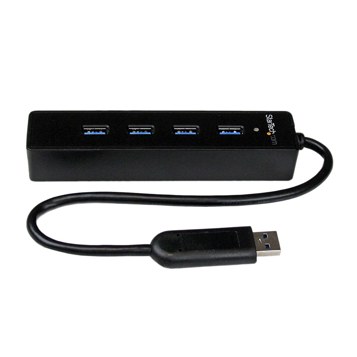 

StarTech 4 Port SuperSpeed USB 3.0 Hub with Built-in Cable