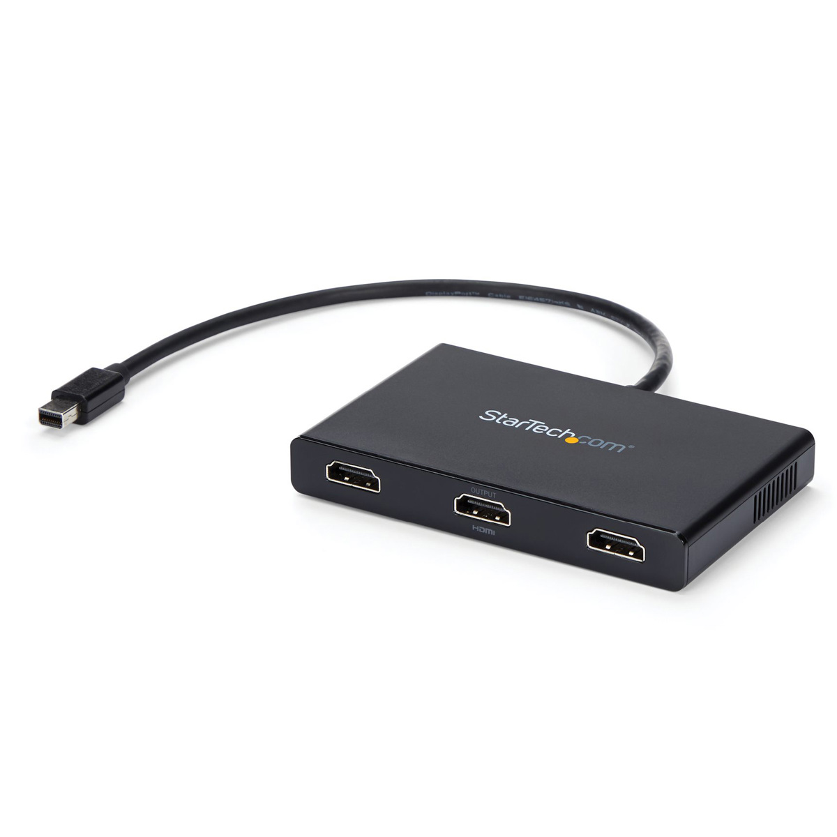 

StarTech 20 Pin Mini DisplayPort Male to 3x 19 Pin HDMI Female MST Hub