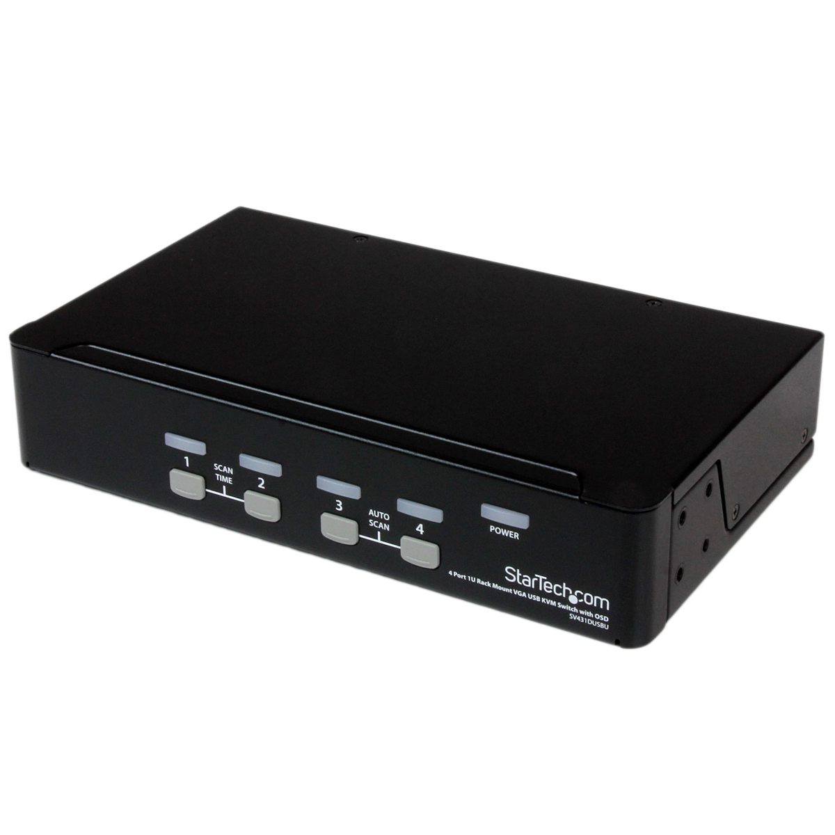 Photos - Other for Computer Startech.com StarTech 4 Port 1U Rackmount USB KVM Switch with OSD SV431DUSBU 