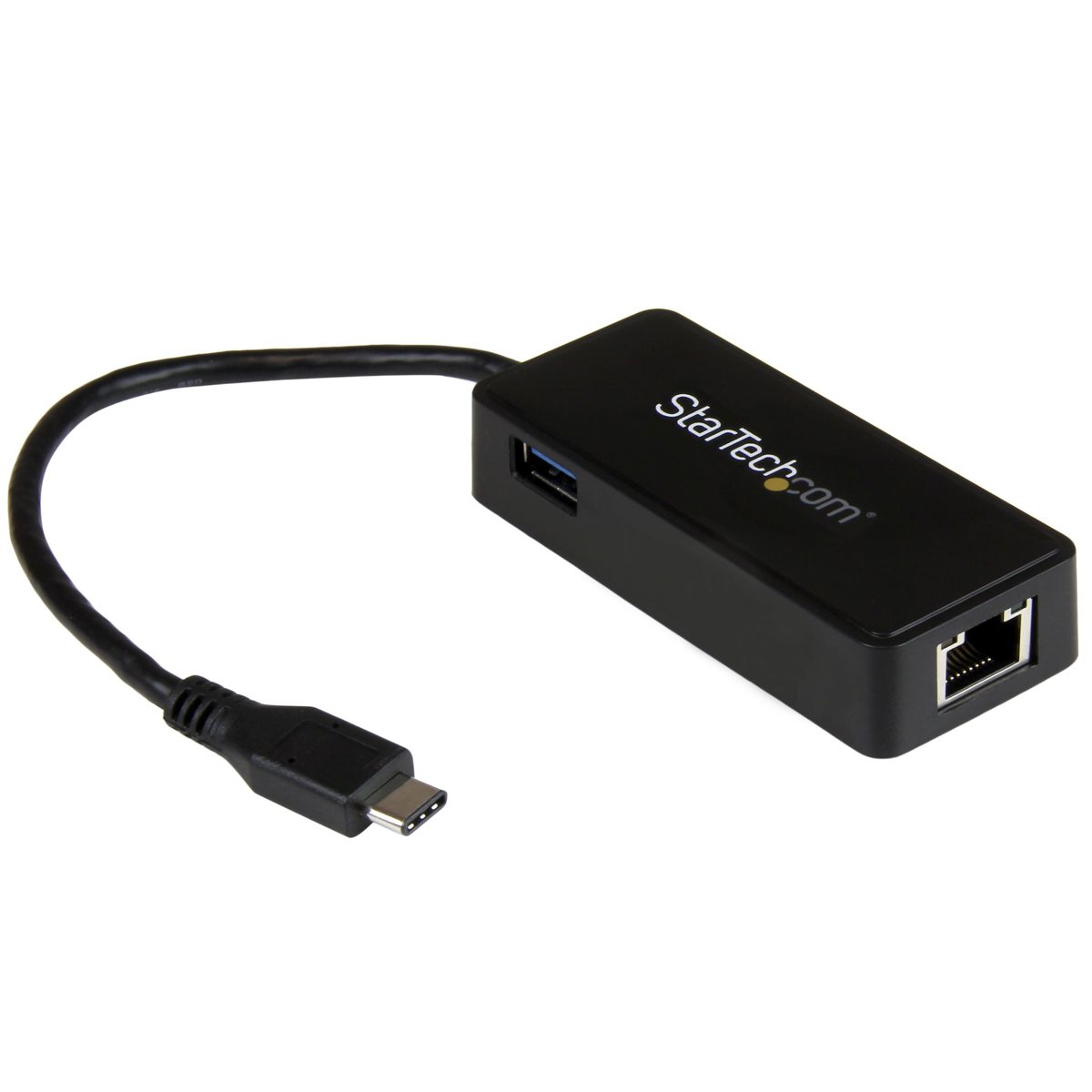 Image of StarTech USB 3.0 Type C to Gigabit Ethernet Network Adapter with USB 3.0 Port