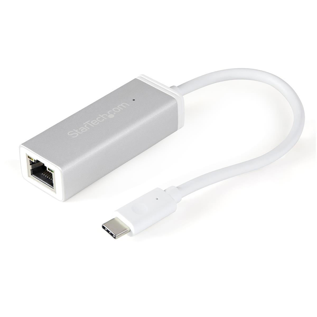 

StarTech Apple Style USB 3.0 Type C to Gigabit Ethernet Network Adapter, Silver