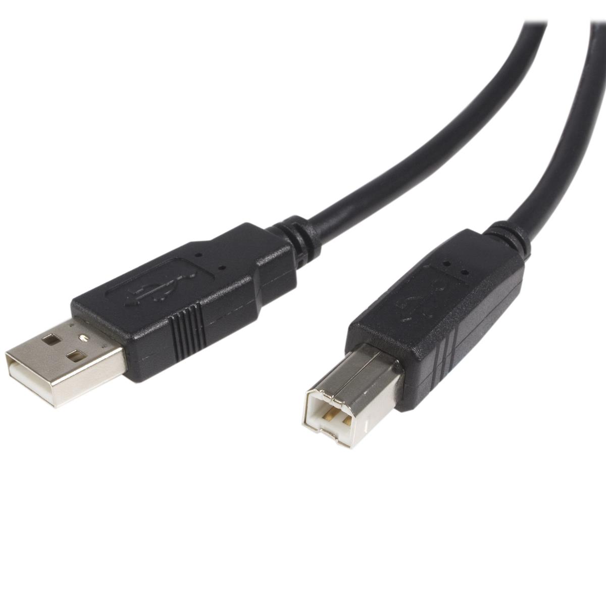 Image of StarTech 1' Type A Male to Type B Male USB 2.0 Cable
