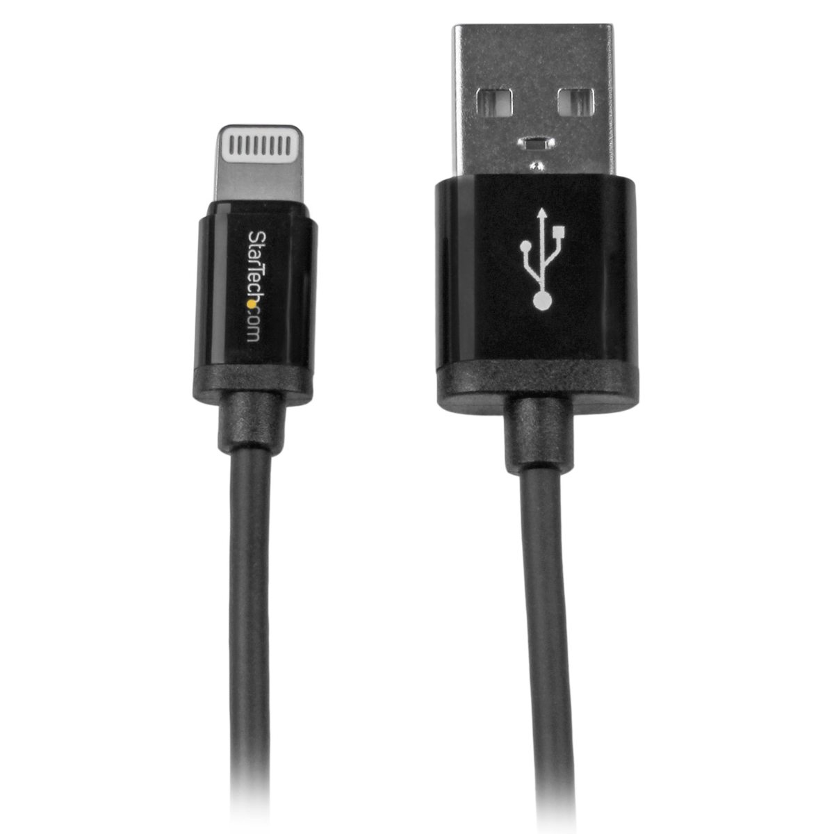 

StarTech 15cm (5.90") Short Apple 8-pin Lightning Connector to USB Cable, Black