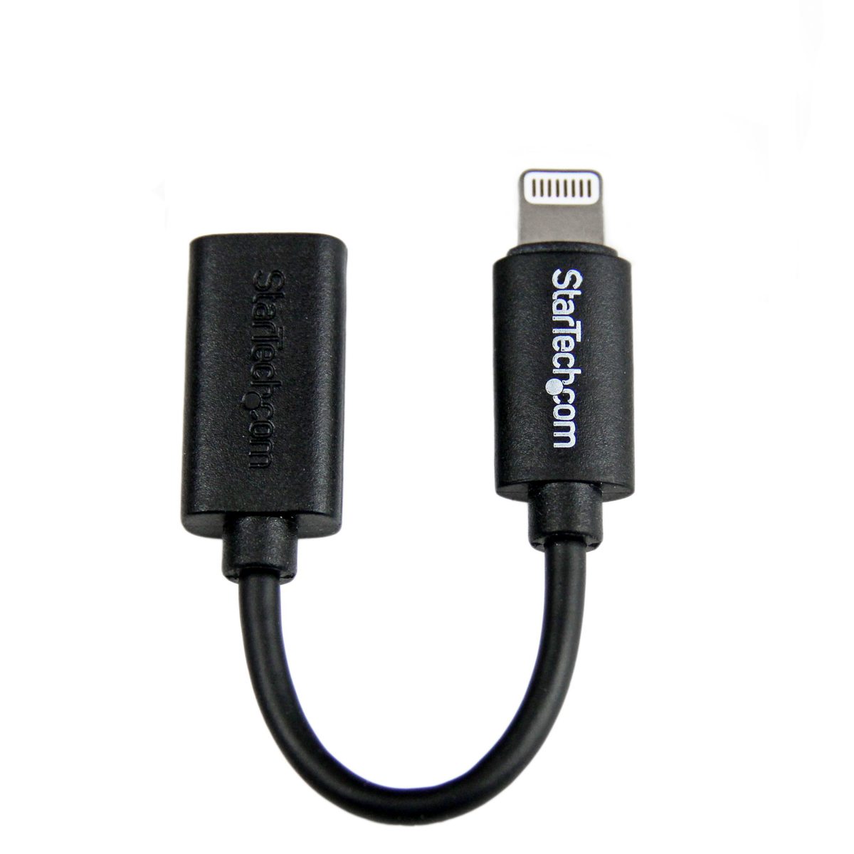 

StarTech Micro USB to Apple 8-pin Lightning Connector Adapter, Black