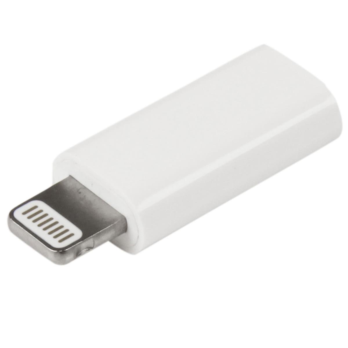 Image of StarTech Apple 8-Pin Micro USB to Lightning Adapter