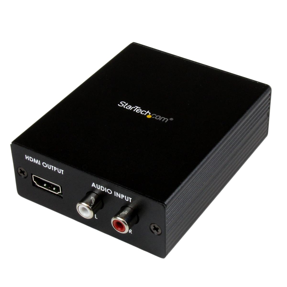 Image of StarTech Component / VGA Video and Audio to HDMI Converter