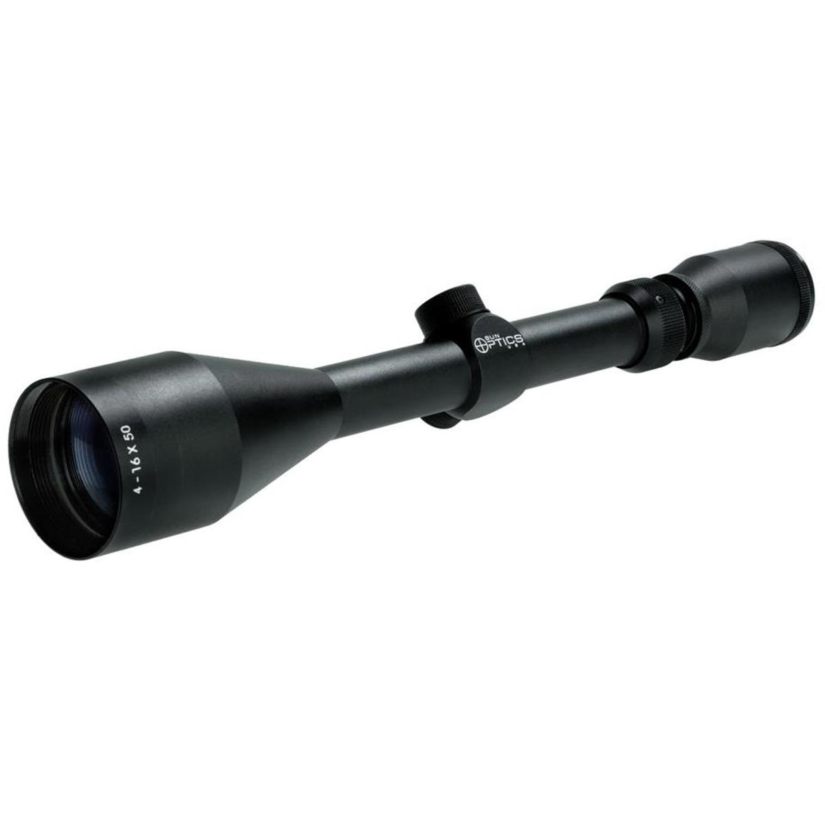 

Sun Optics 4-16x50 Hunter Plus Riflescope, Duplex Reticle, 1" Center Tube