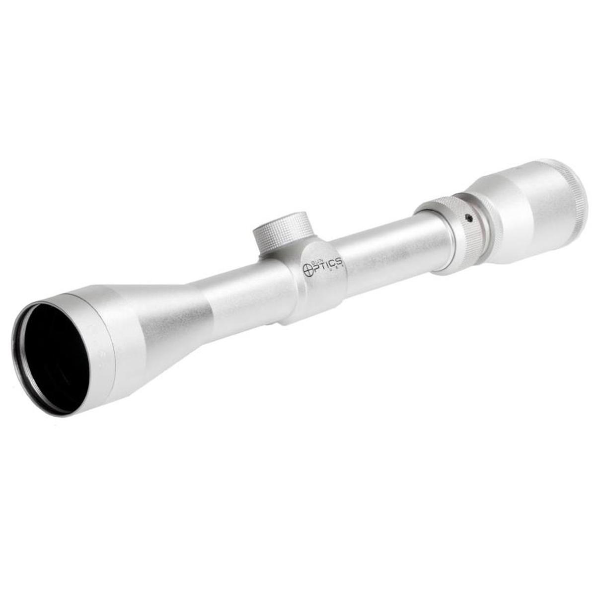 

Sun Optics 3-9x40 Hunter Plus Riflescope, Duplex Reticle, Matte Chrome, 1" Tube
