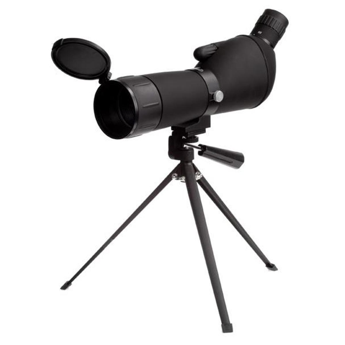 Sun Optics 20-60x60 Range Pro Rubber Armored Angled Spotting Scope with Tripod