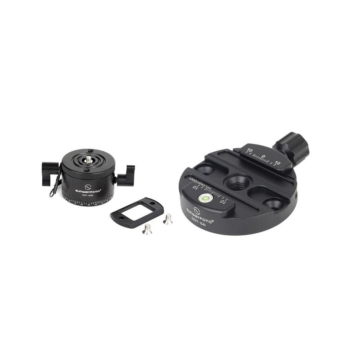 Image of SunwayFoto Indexing Rotator and 64mm (2.51&quot;) Discal Clamp