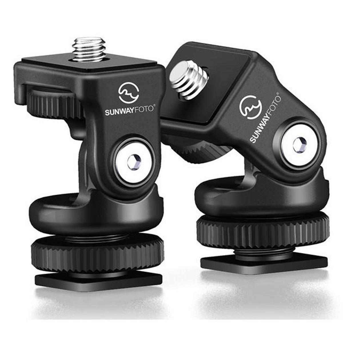 

SunwayFoto HB-02 Hot Shoe Tilt Head, 2 Pack