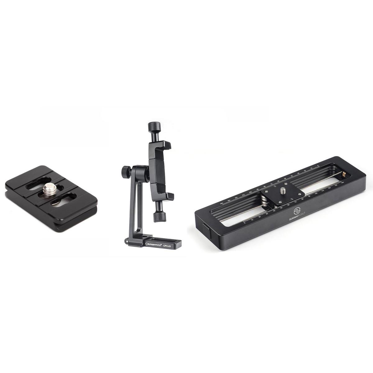 

SunwayFoto Phone Clamp Combo, M1+CPC-01
