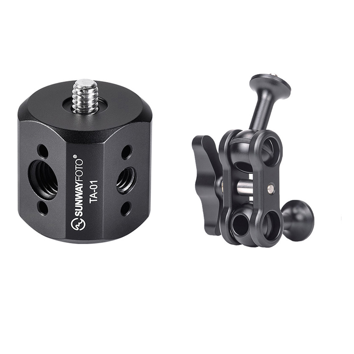 

SunwayFoto TA-01 Tripod Mounting Socket Adapter and GA-02 Magic Arm Kit
