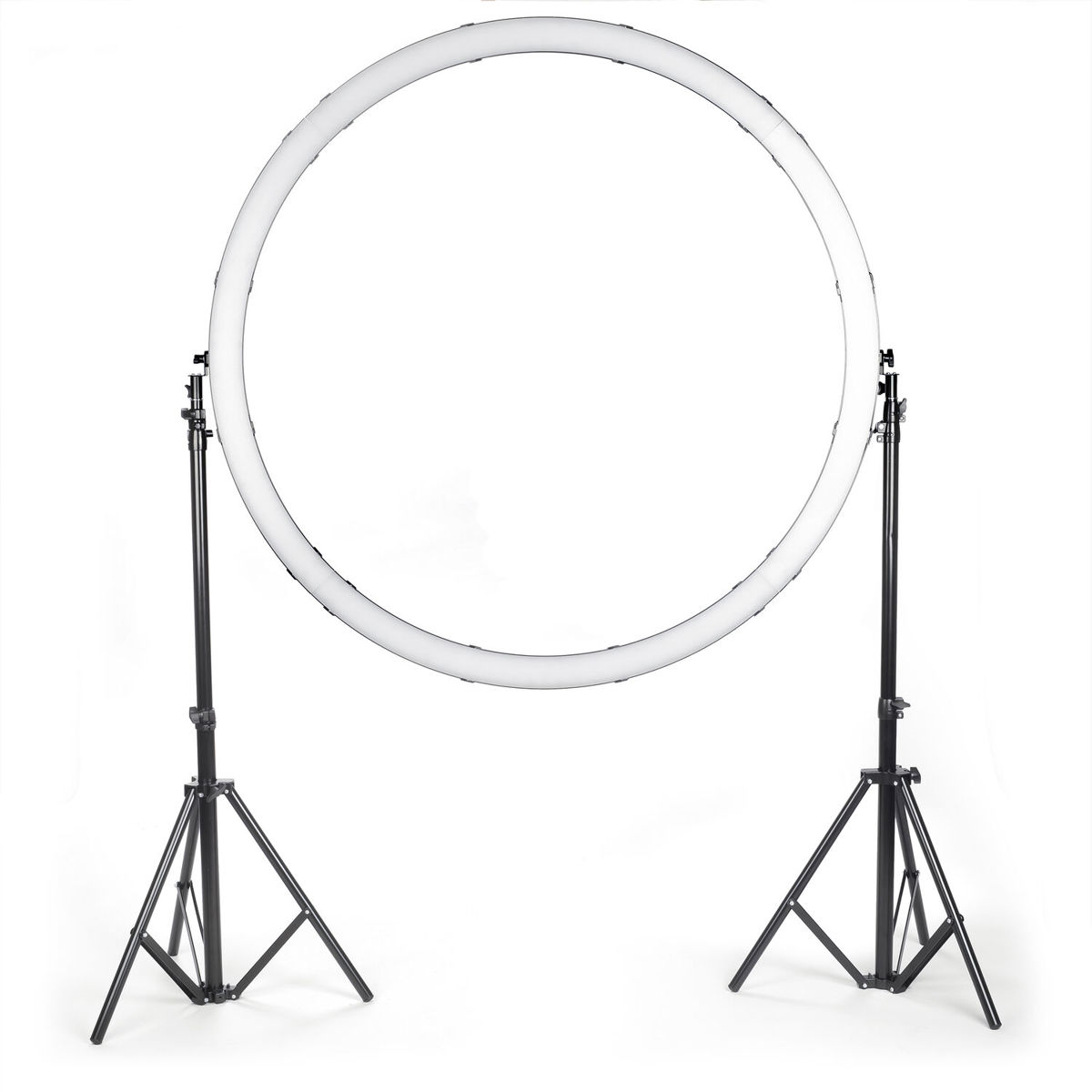 

Smith-Victor 48" Saturn Pro Bi-Color LED Ring Light System with Stands and Case