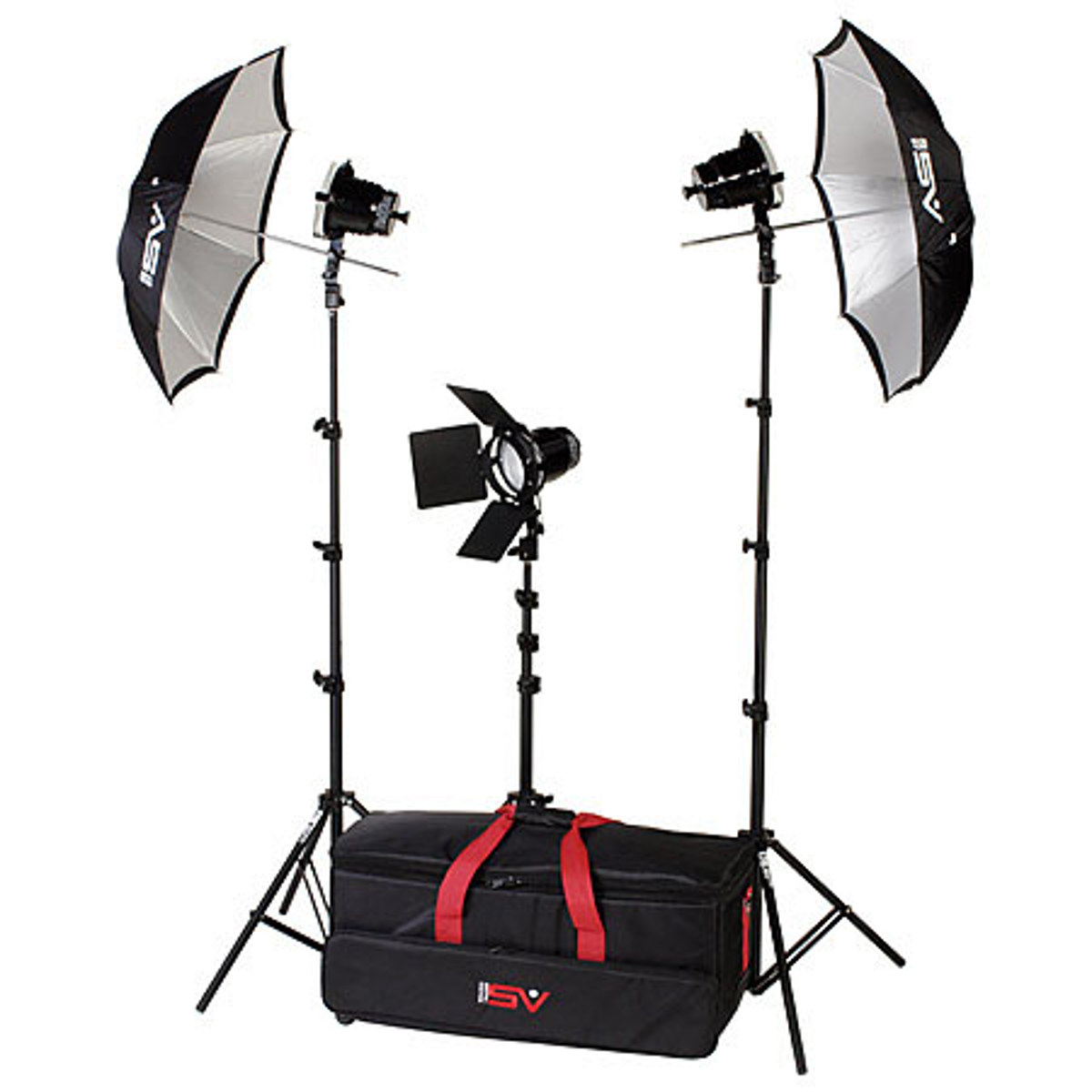 

Smith-Victor K43 3-Light 1800-Watt Spot Lighting Kit with Umbrellas