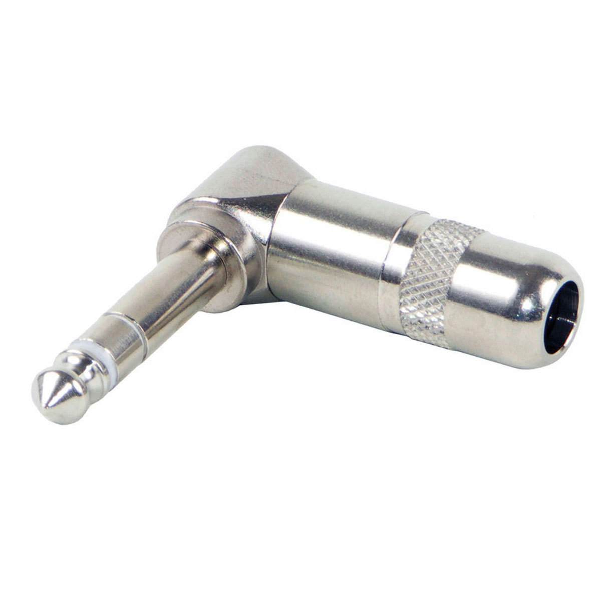 

Switchcraft 1/4" Stereo 3 Conductor 90 Deg. Cable Mount Plug, Nickel