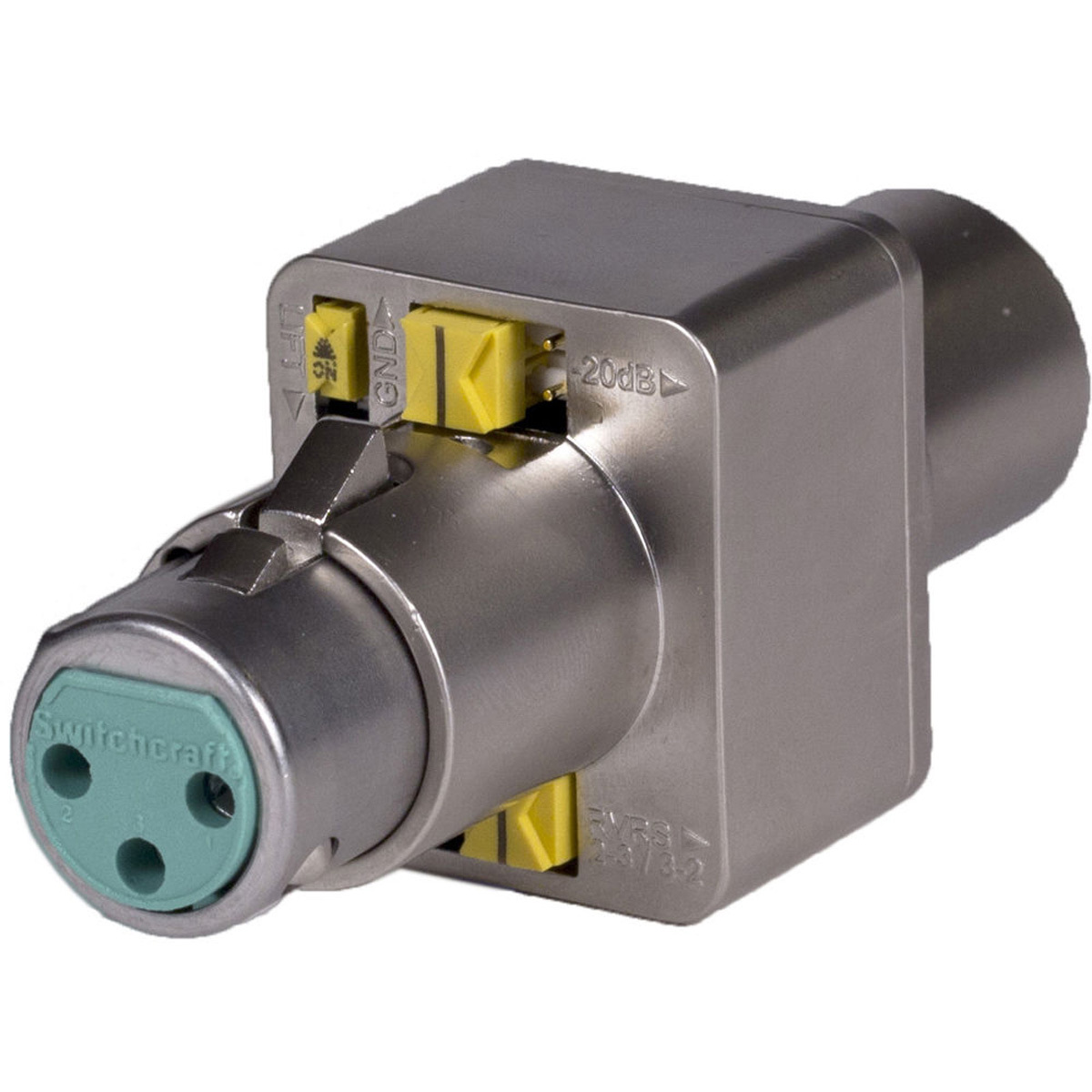 

Switchcraft AudioFix Inline 3-Pin XLR Male to Female Connector, Black