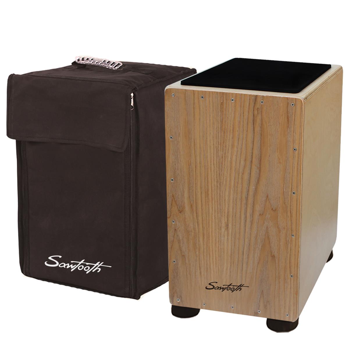 Image of Sawtooth Ash Wood Cajon with Maple Back and Sides