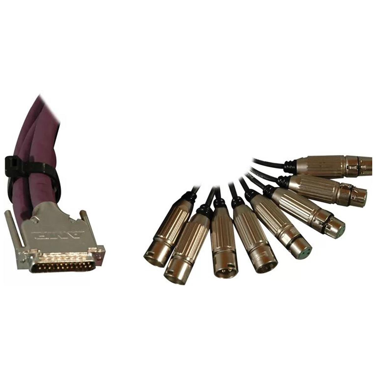 

Switchcraft 10' DB25 Female to 4 XLR Male and Female Breakout Cable
