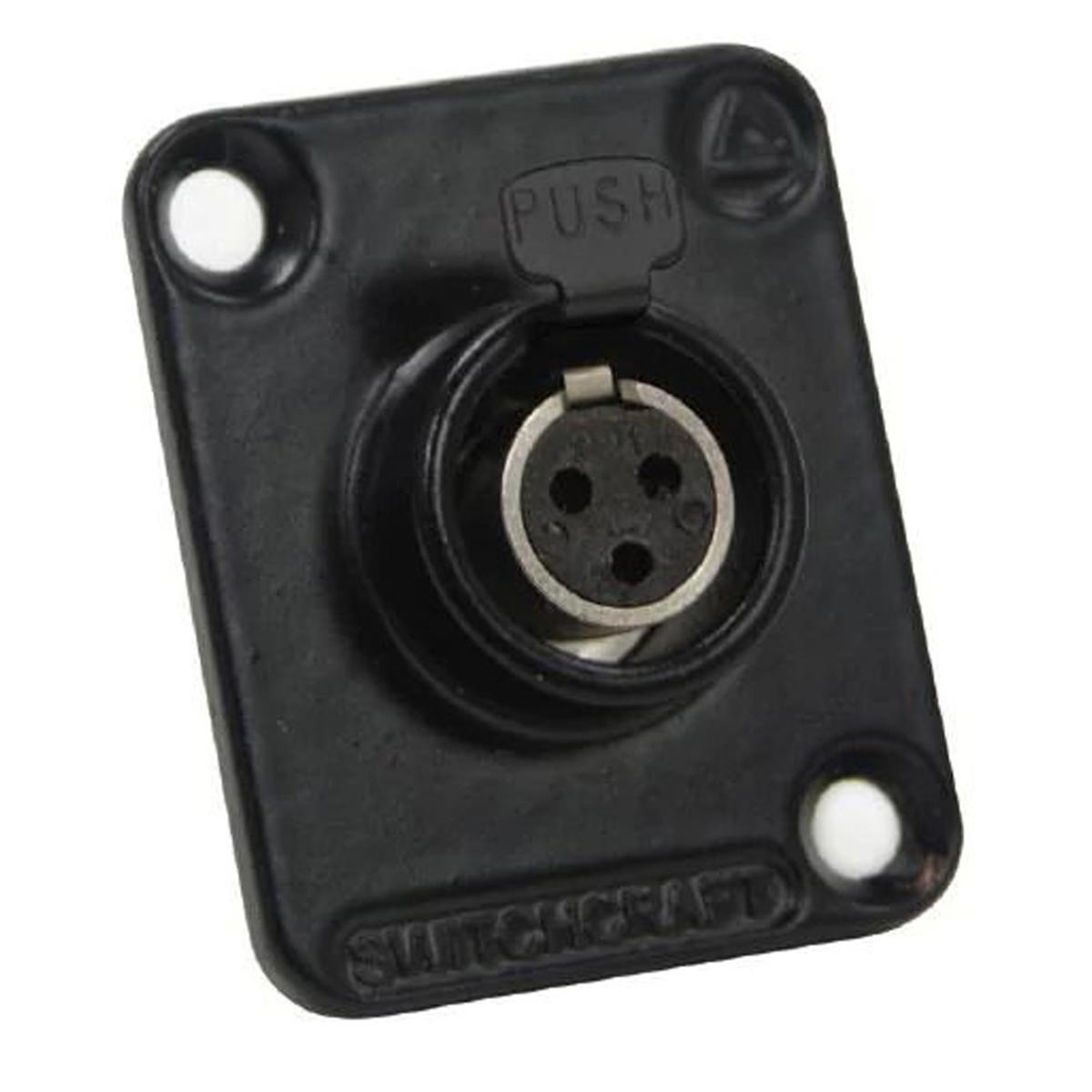 

Switchcraft Tini-QG Mini 5Pin XLR Female Connector with 4-40 Screws Black/Silver