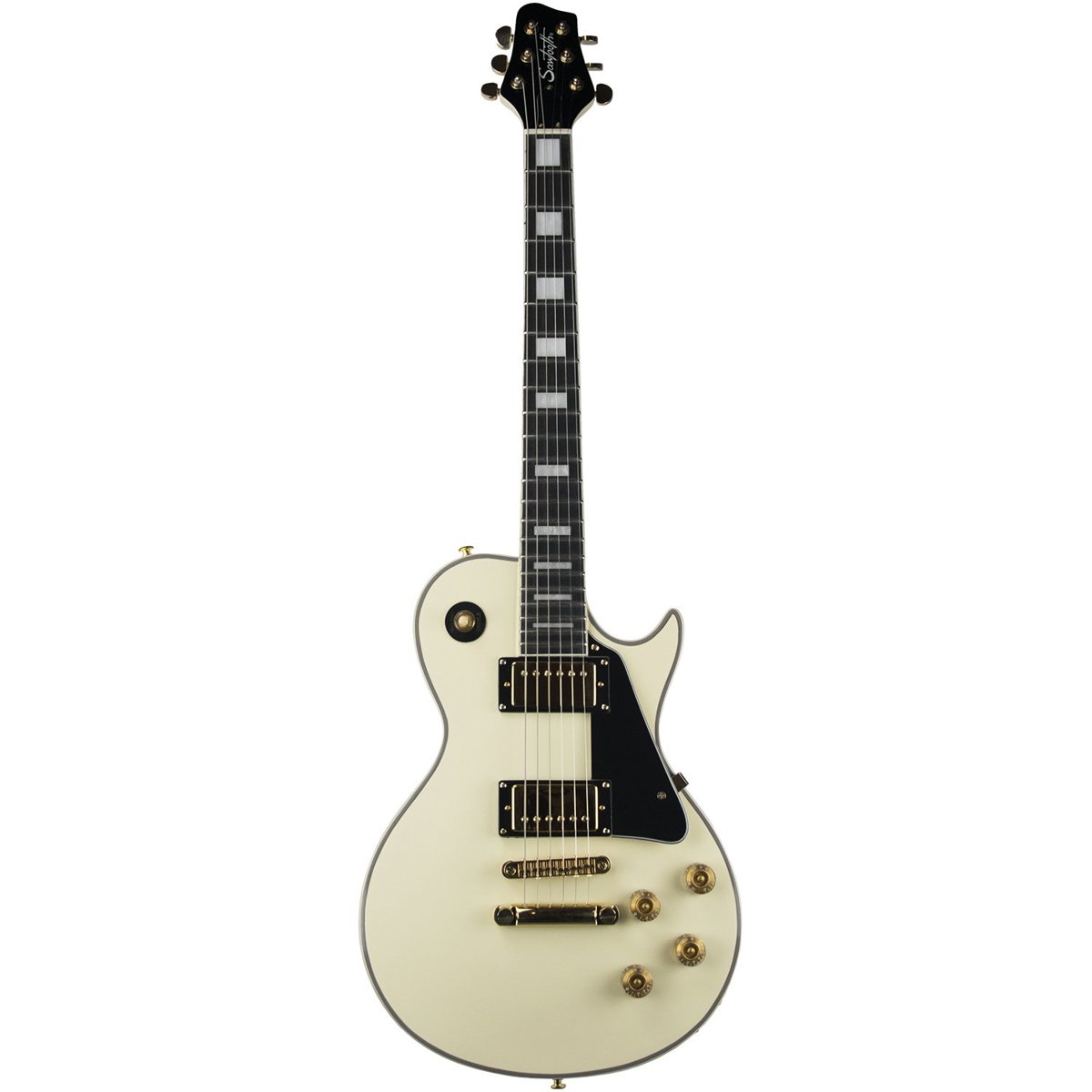 

Sawtooth Americana Classic H68 Electric Guitar, Ebony Fretboard, Antique White