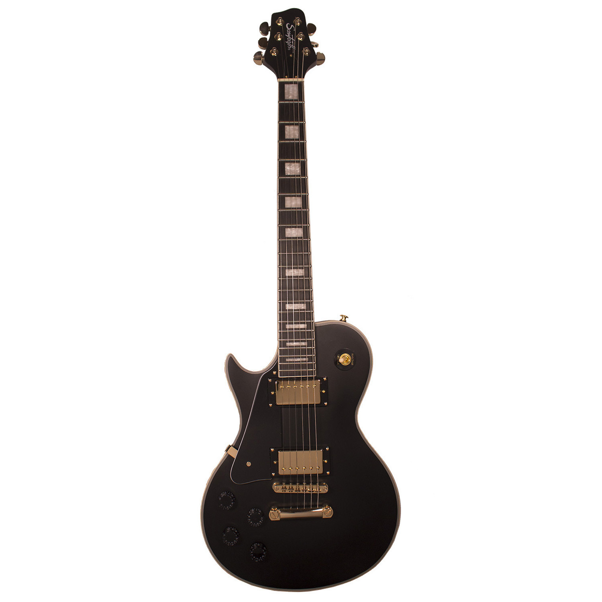 

Sawtooth Heritage Series Left-Handed Electric Guitar, Ebony, Satin Black
