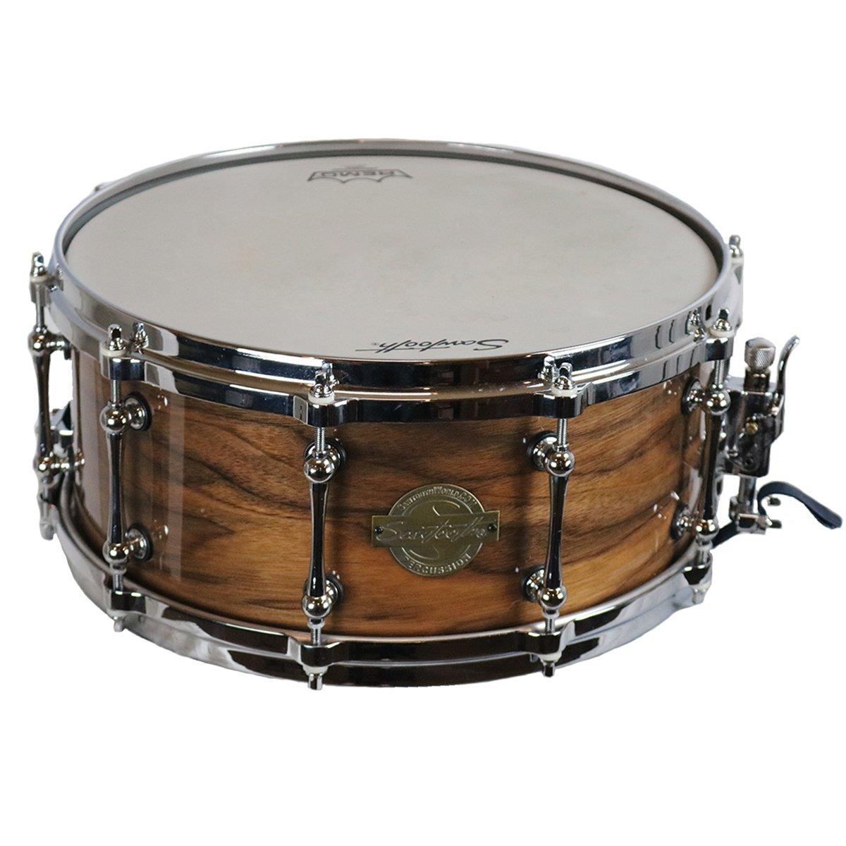 Image of Sawtooth Hickory Natural Wood 14x6.5&quot; Snare Drum