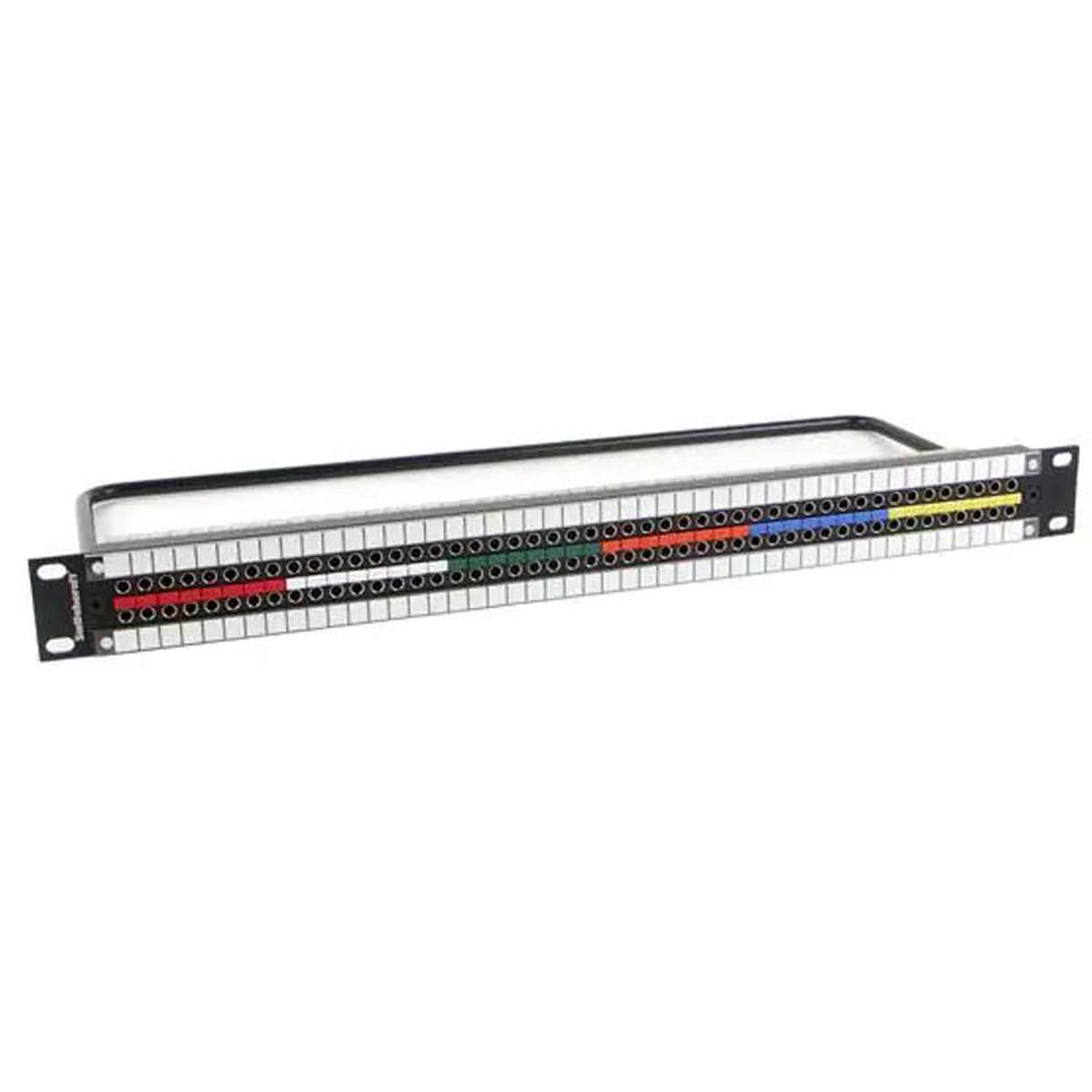

Switchcraft MMVP Video Patchbay, 1 RU, 2x48, Non-Normalled, 75 Ohm Terminated
