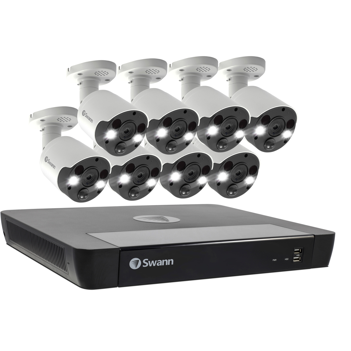 

Swann 8 Camera 16-Channel 4K Ultra HD 2TB NVR Security System