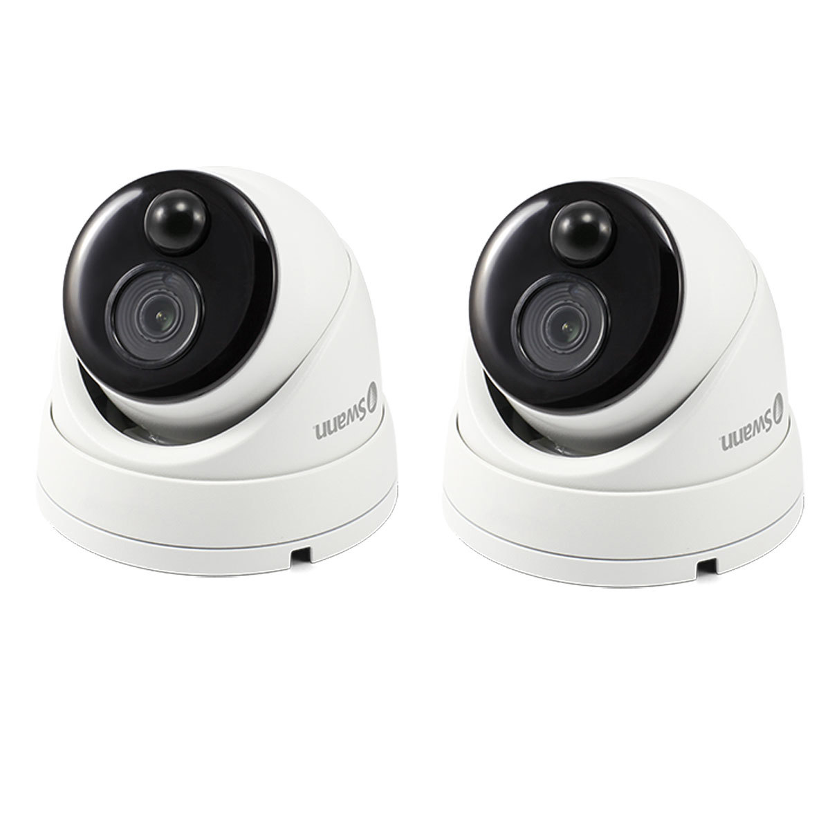 

Swann 2x Pro-Series PRO-1080MSD 1080P Dome Camera with PIR Motion Sensor, White