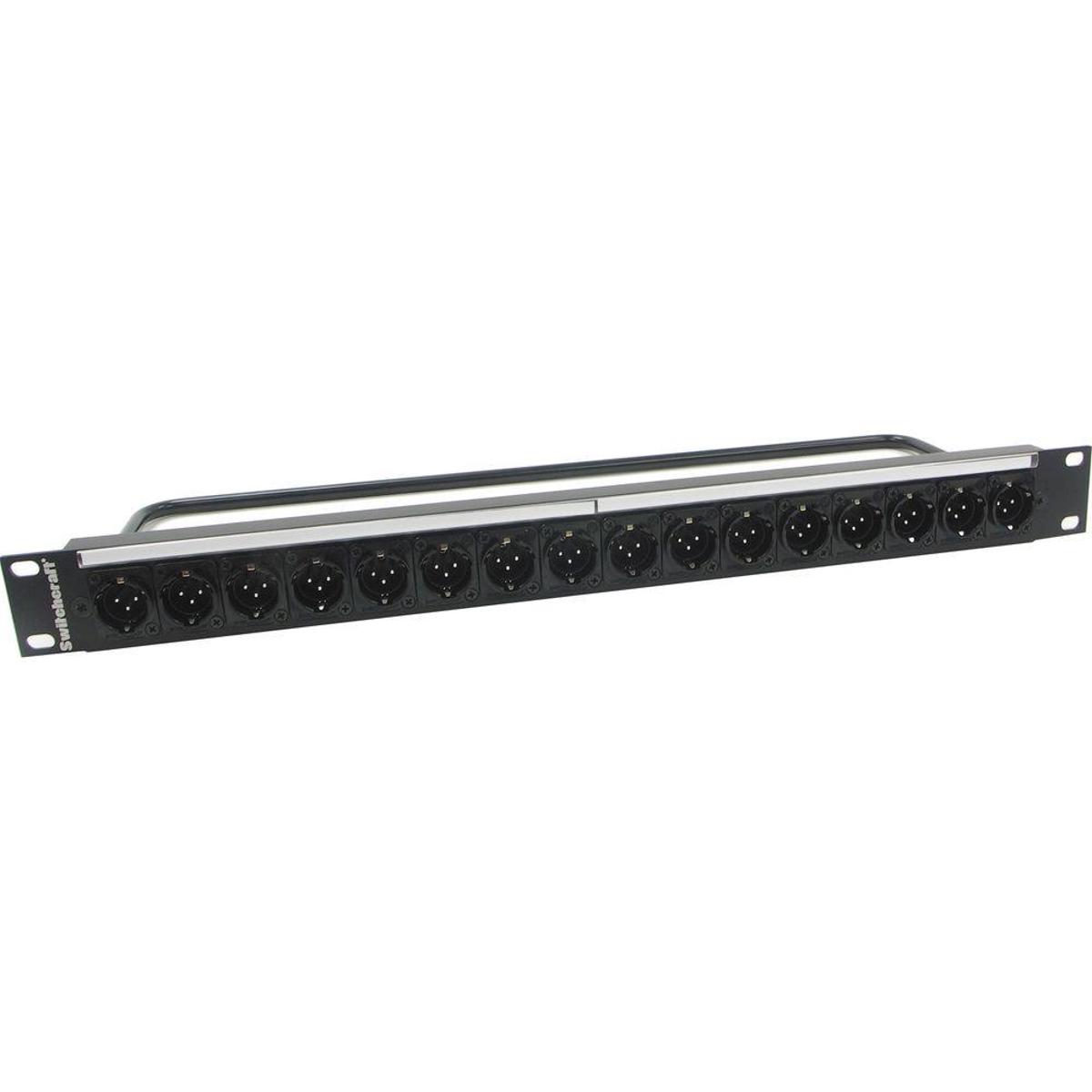 

Switchcraft 1RU QG Panel with 16 Male XLRs Pre-Loaded