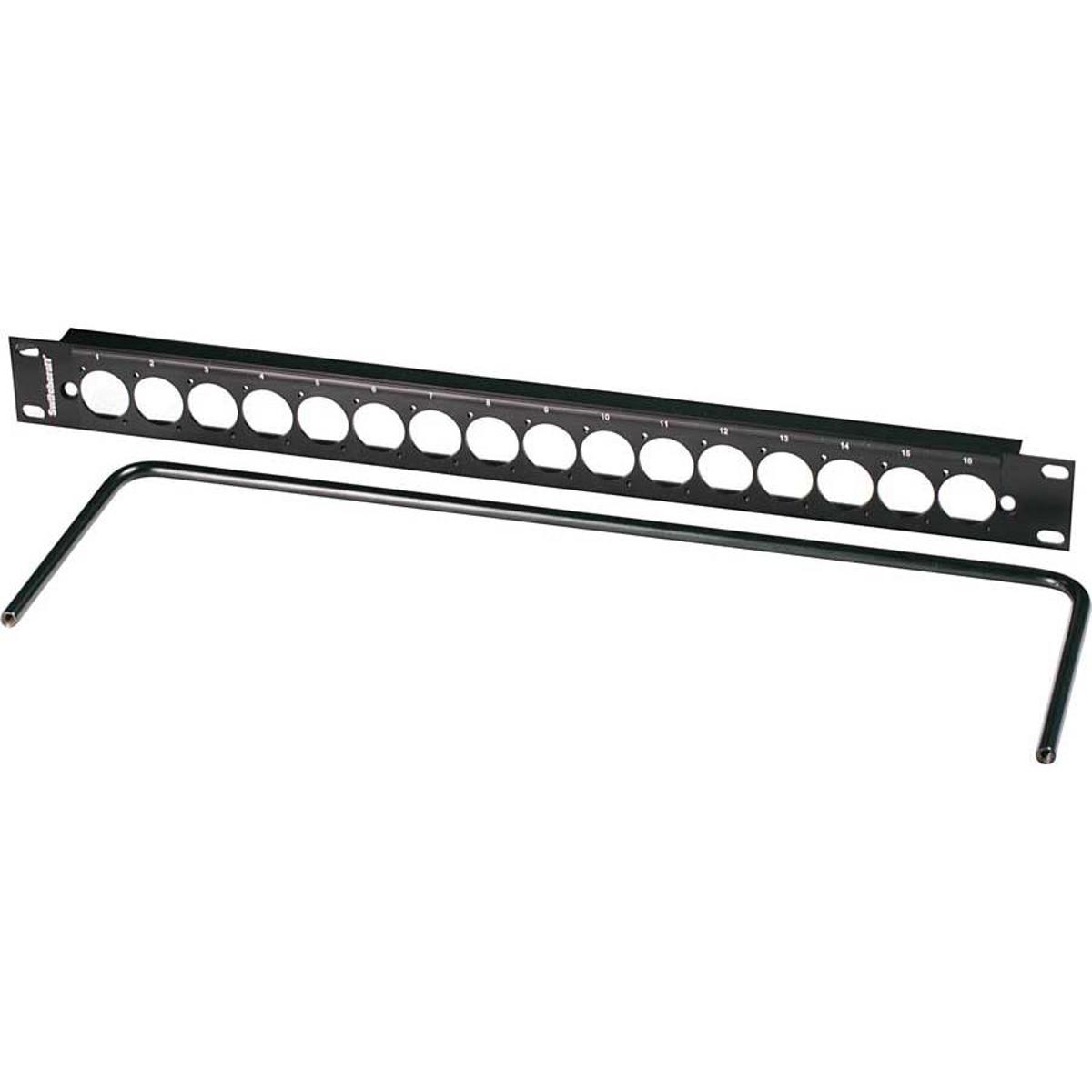 

Switchcraft 1RU Empty QG Panel with 1x16 E Series Knockouts