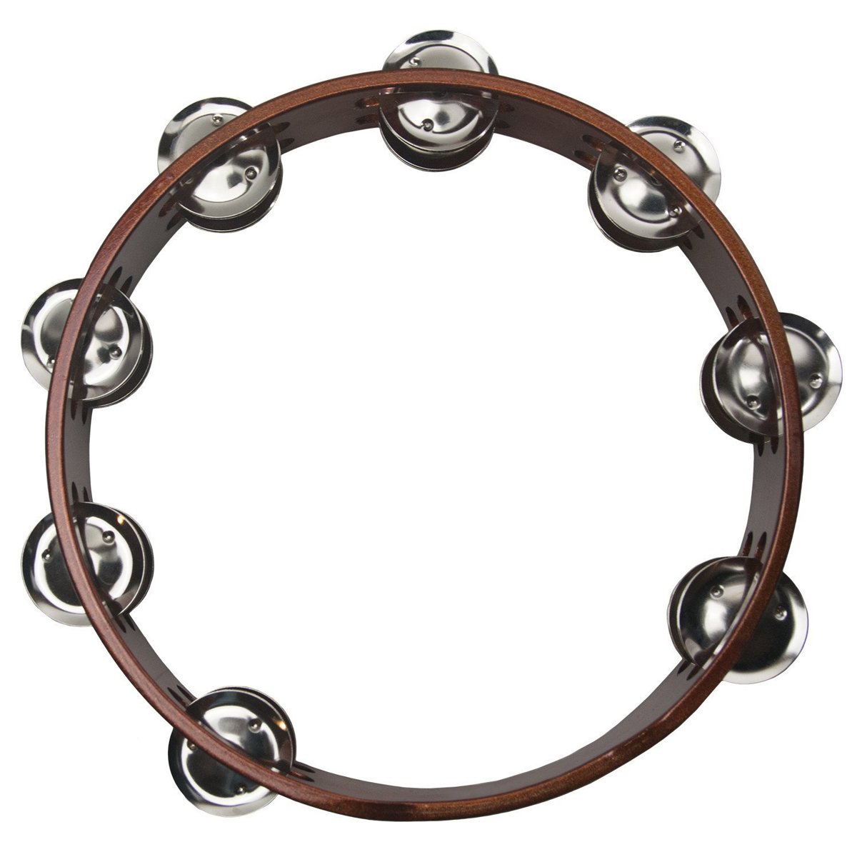 

Sawtooth 10" Tambourine, Dark Stain