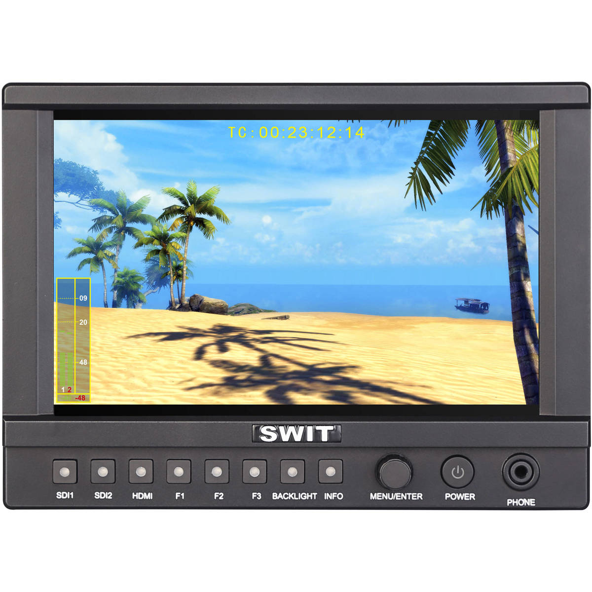 

SWIT Electronics CM-S73H 7" FHD Super Bright LCD Monitor without Battery Plate