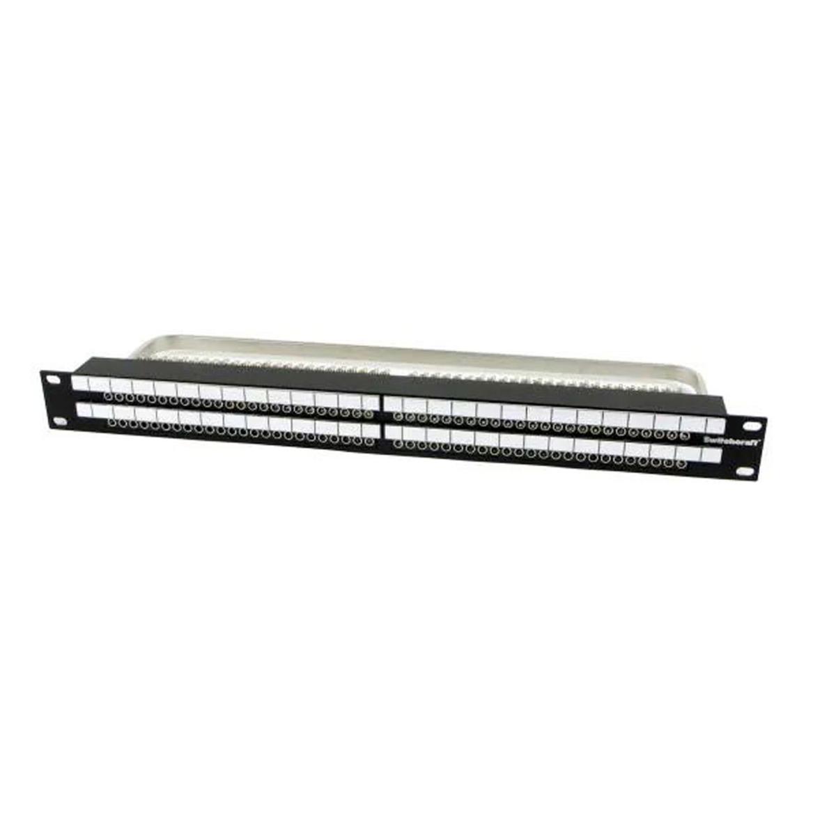 

Switchcraft 1RU 2x48 Bantam TT Bay, Solder Terminals, Half Normalled