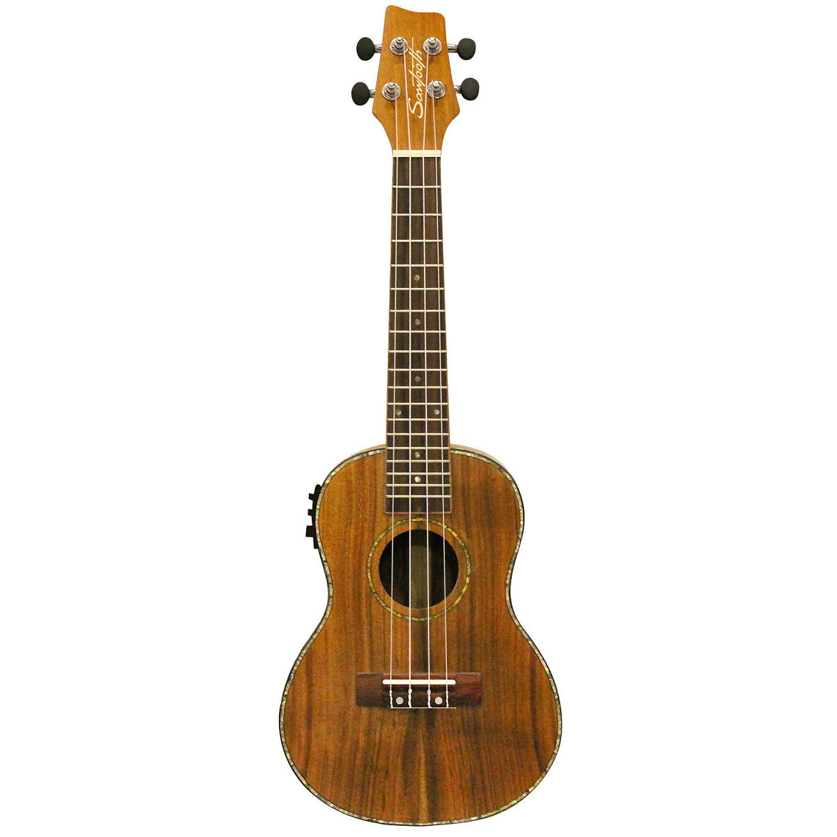 Image of Sawtooth Koa/Acacia Concert-Electric Ukulele