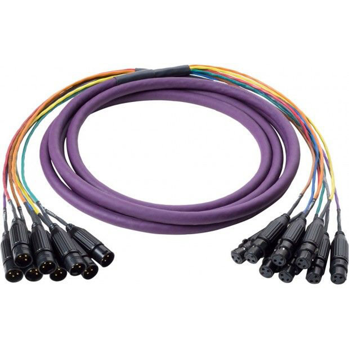 

Switchcraft 10' 8-Channel XLR Male to XLR Female Audio Snake Cable