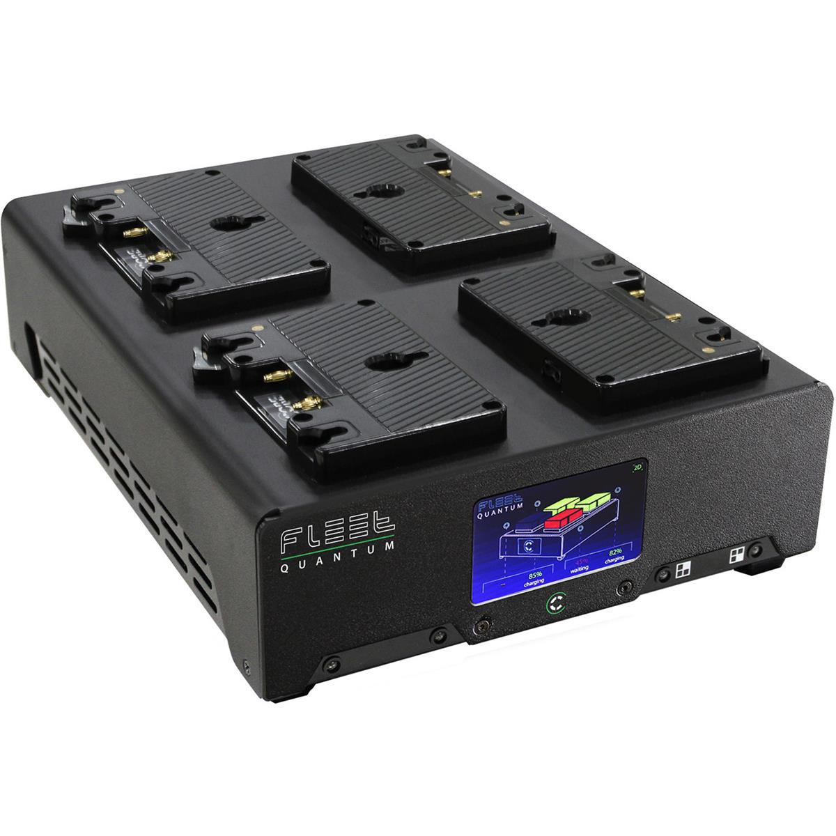 

Core SWX Quantum 4-Position Gold Mount Li-Ion Charger with Touchscreen Color LCD