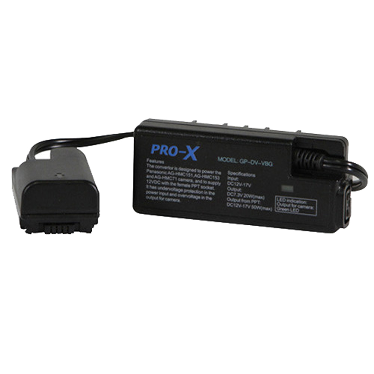 

Core SWX 12in Powerbase Cable for Panasonic Camcorder