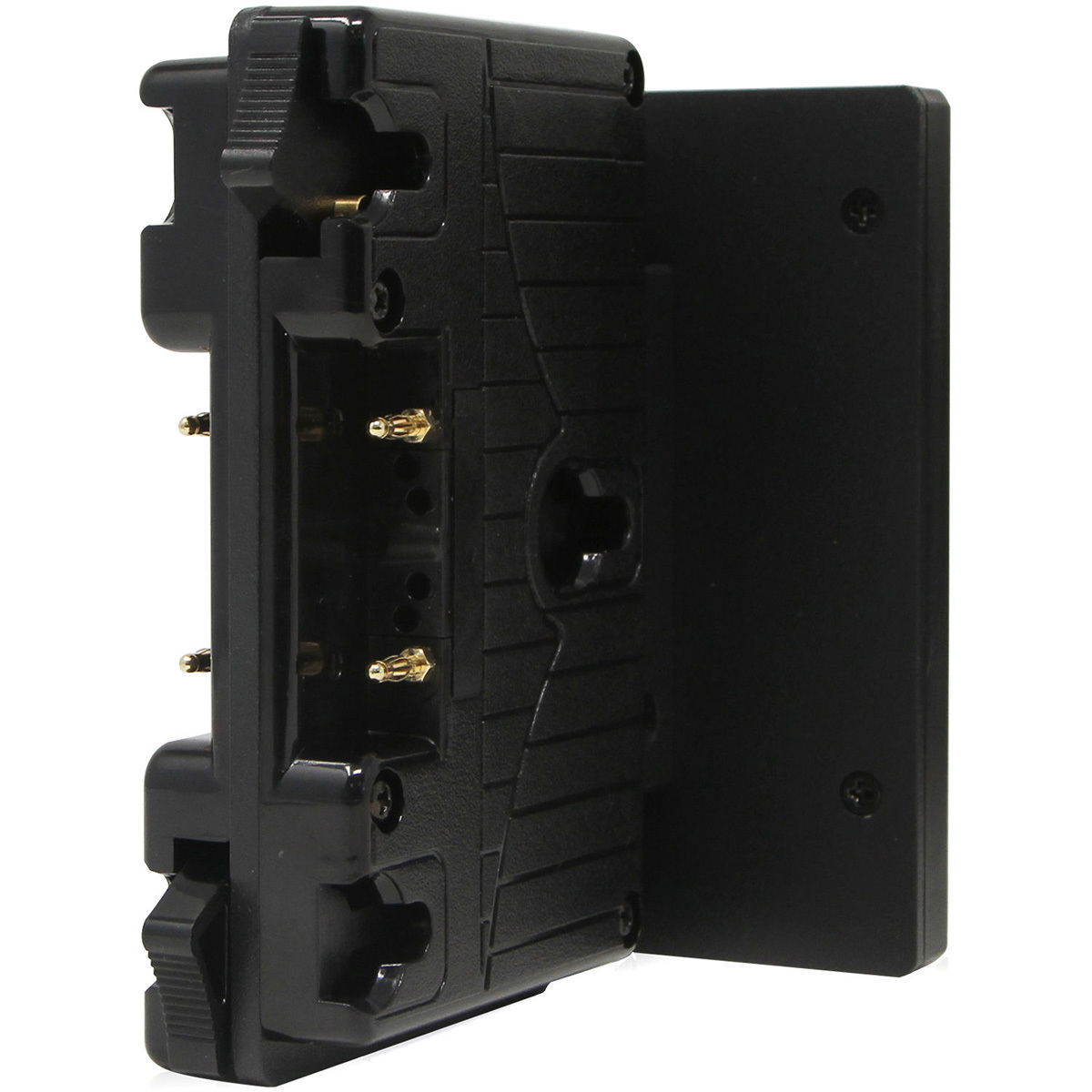 

Core SWX Short Hotswap Shark-Fin Battery Adapter, 3-Stud/Gold Mount, 2x D-Taps