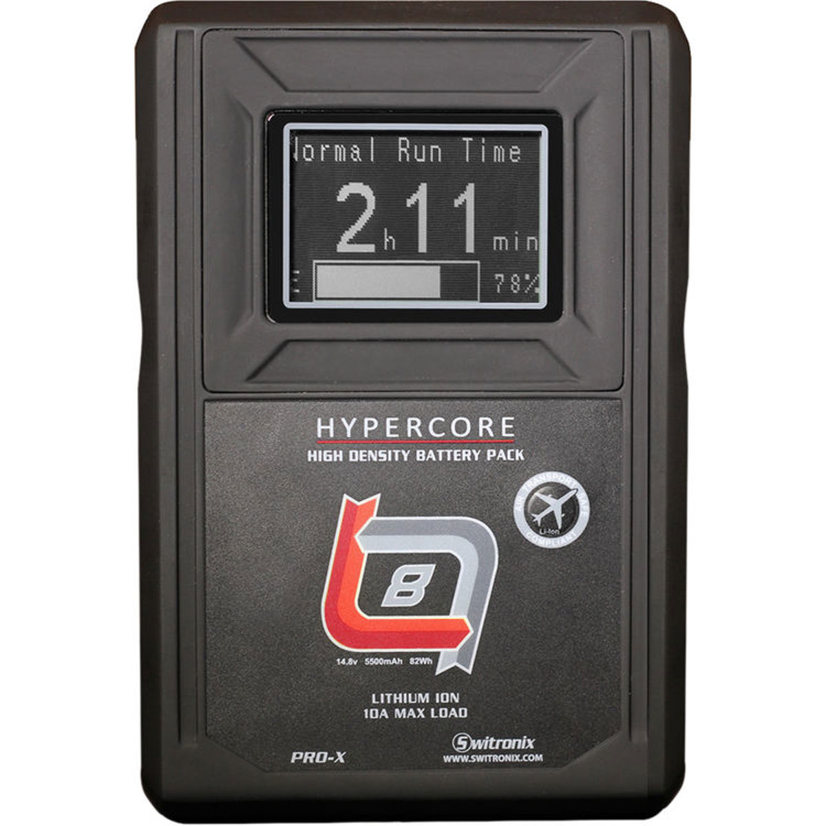 

Core SWX HyperCore SLIM 8 Red V-Mount 14.8V 85Wh Lithium-Ion Battery