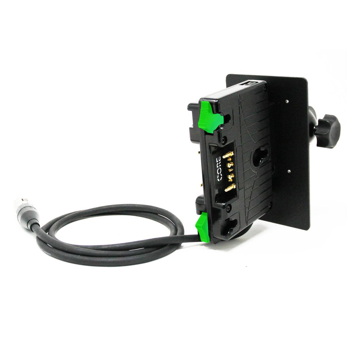 

Core SWX Helix Gold-Mount Plate with Light Stand Clamp, 24" 4-Pin XLR Output