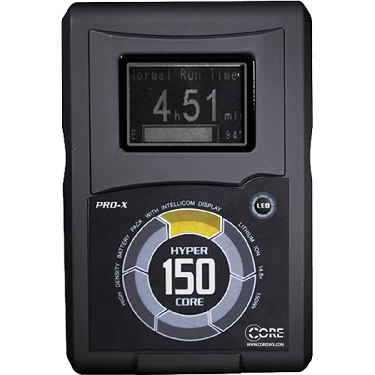 

Core SWX Hypercore 150Wh 14.8V Lithium-Ion Gold Mount Battery