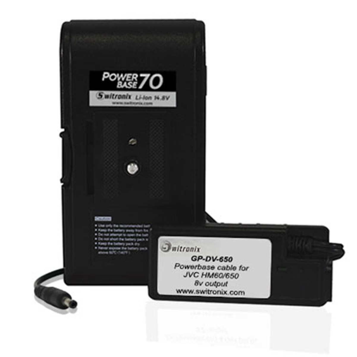 

Core SWX PowerBase-70 Battery Pack with 12" Cable for JVC HM600/650 Cameras