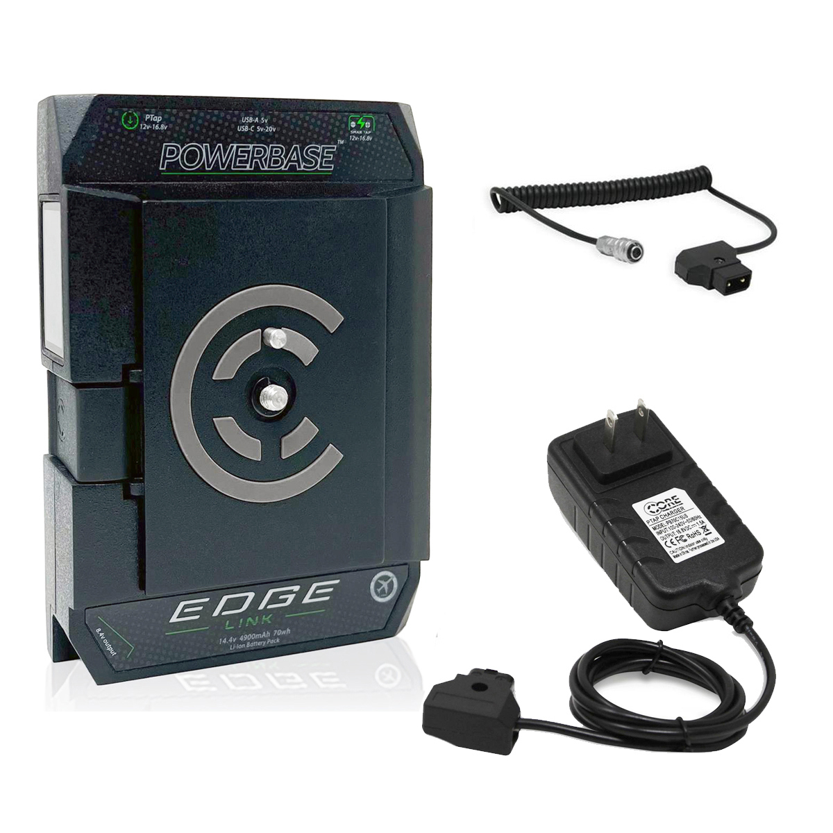 

Core SWX PowerBase Edge Link 70Wh Battery (V-Mount) w/Charger, Blackmagic Cable