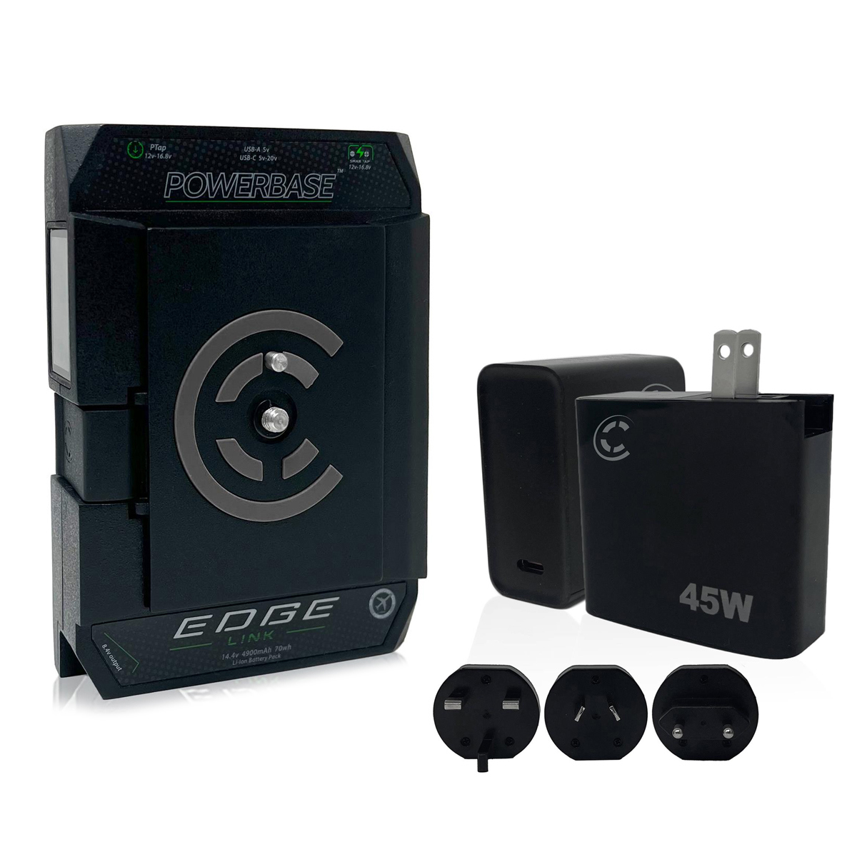 

Core SWX PowerBase Edge Link 70Wh V-Mount Li-Ion Battery with USB-C Wall Charger